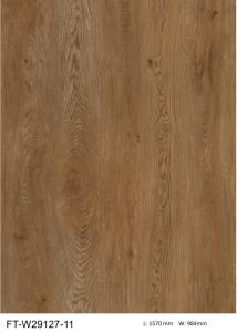 Quality 183x1220mm SPC Waterproof Vinyl Flooring Anti Slip Brown Oak Stone GKBM FT-W29127-11 wholesale