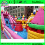 Funny inflatable Circus amusement park,Giant inflatable clown fun city