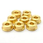 Golden Precision Brass Turned Parts Heat Treatment CNC Machining Brass Parts