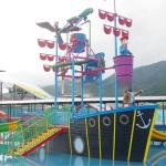 Pirate Ship Outdoor Water Play Equipment Environmental Friendly