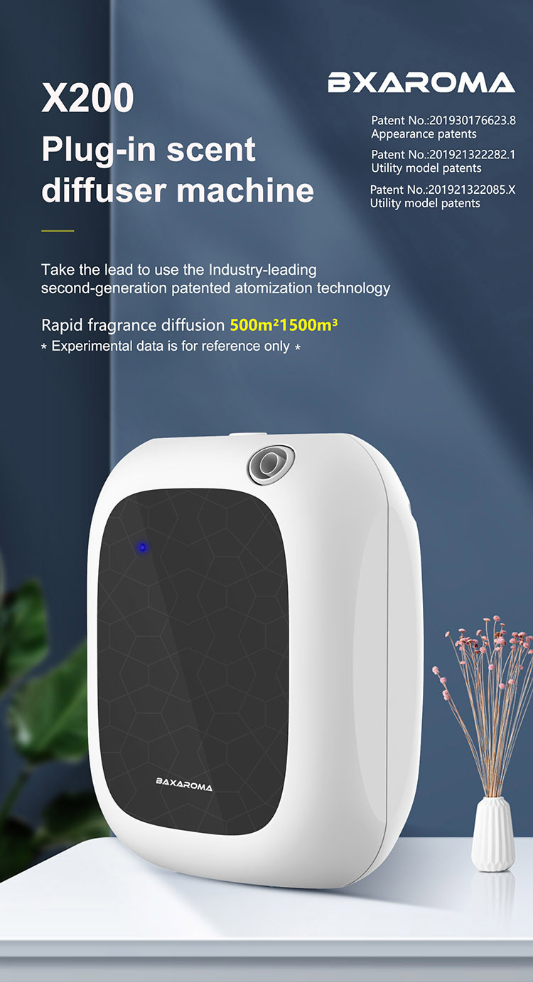 Hotel Smart Bluetooth Electric Waterless Essential Oil Scent Aroma Diffusers Machine