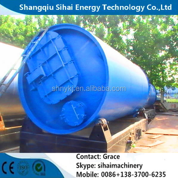 Design 380V Shangqiu Tire Recycling Line With Direct Heating For Pyrolysis Oil