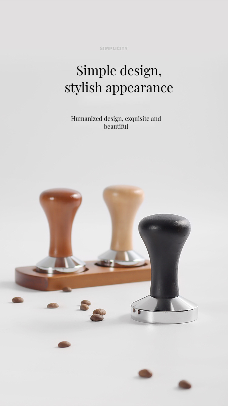 Metal Plastic Type Coffee Tamper Portable 51mm 53mm 58mm Espresso Tamper for Baristas