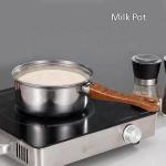 Kitchen 12pcs stainless steel 410 cookware set fry pan milk soup pot water