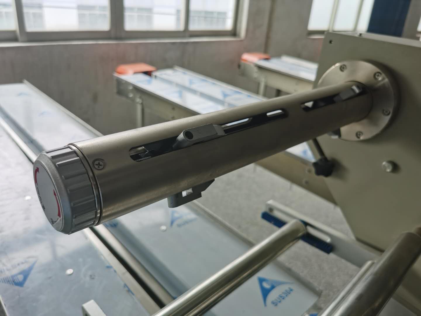 Professional Manufacturer Heat Sealer Package PLC Servo Motor Food Flowing Wrapping Machine