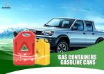 Red Color Plastic Fuel Tanks For Cars , Anti Rust 3 Gallon Portable Fuel Tank