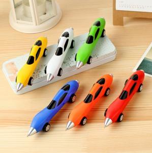 Quality Promotional Cute Plastic Car Shape Ballpoint Pen For Kids wholesale