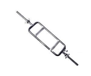 Quality 34 Inch Threaded Tricep Bar , Body Solid Tricep Bar Solid Chromed Steel Material wholesale