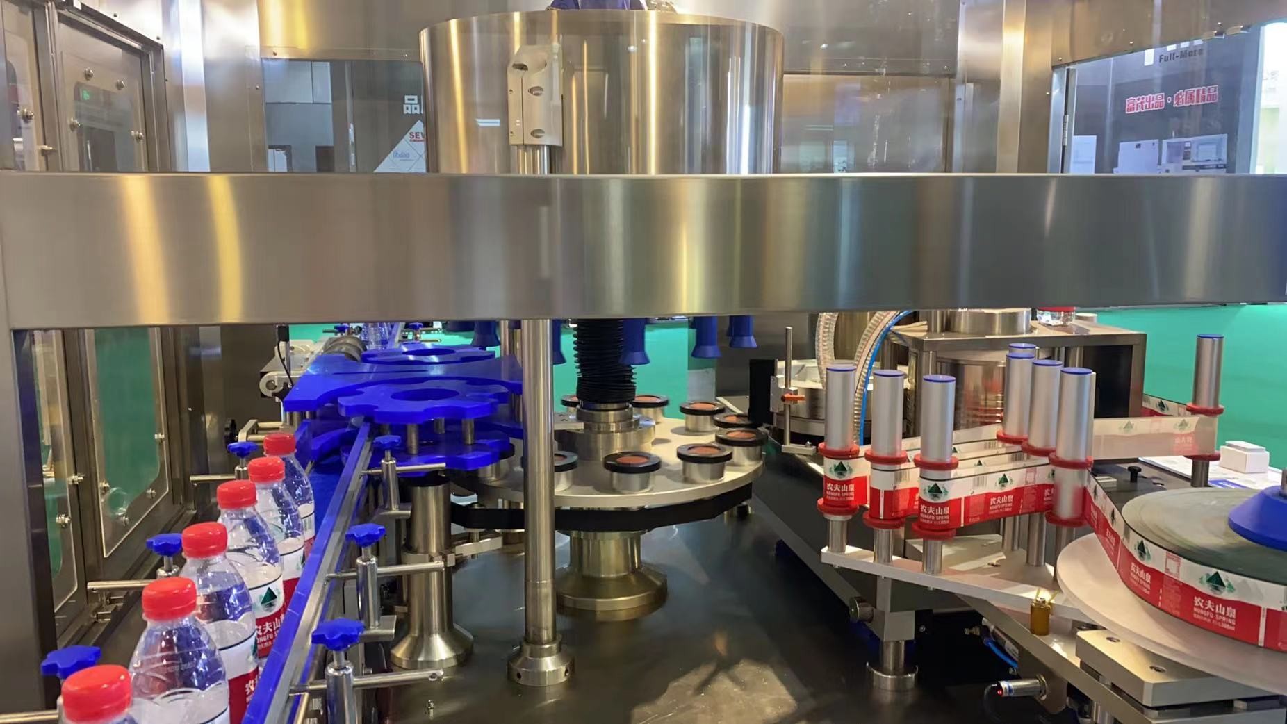 OPP Juice Beverage Round Bottle Sticker Labeling Machine Automatic