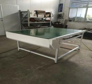 Quality Small Green PVC Conveyor Belt System For Cosmetic Products Manufacturer wholesale