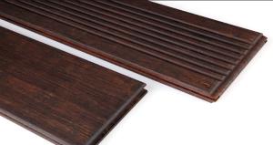 Quality Wide Plank Interlocking Wood Tiles Carbonized Bamboo Hardwood Material wholesale