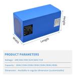 24v Rechargeable Lithium Ion Battery Packs 48v 36v For Powered Scooter