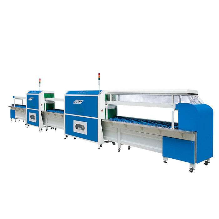 Customzed Double Layer Shoe Production Line Automatic Shoe Assembly Line With Infrared Oven