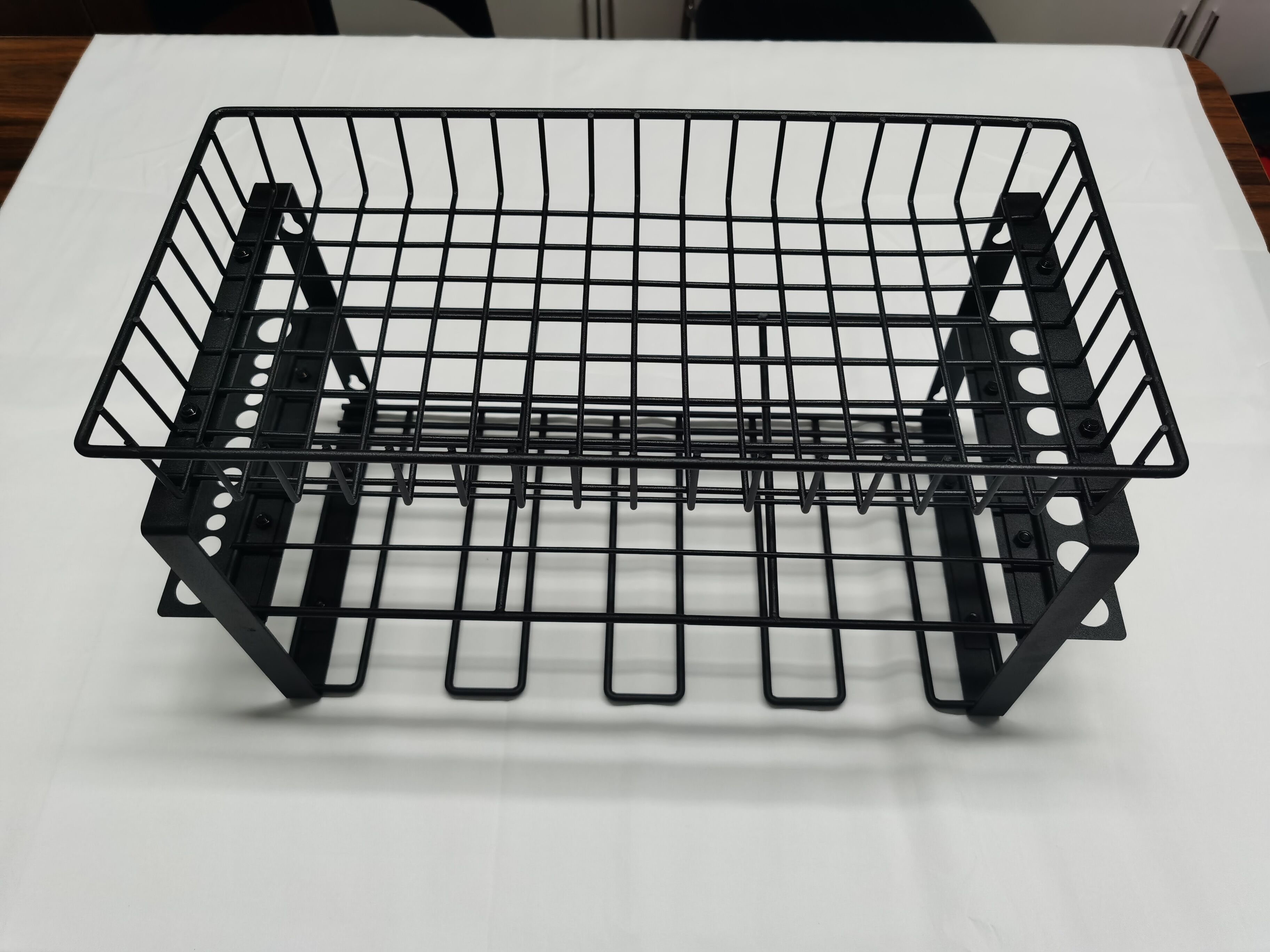 Heavy Duty Floating Tool Shelf Organizer Wall Mounted Garage Storage Rack for Handheld Power Tools