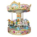6 Players Amusement Park Carousel Rides Coin Operated Kids Arcade Game Machine