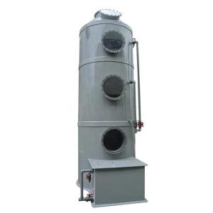 China Spray Tower Wet Scrubber Gas Disposal Acid And Alkali Waste Gas Treatment Equipment on sale
