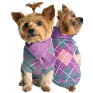 Quality Pet Winter Clothes Cartoon Knitted Cotton Dog Clothes Custom Print Design wholesale