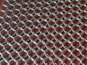 Quality ISO9001 Standard Stainless Steel Decorative Mesh Metal Chian Mail Curtain wholesale