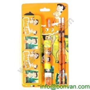 Quality Cute Cartoon Stationery Set For School Children,promotion Stationery set wholesale