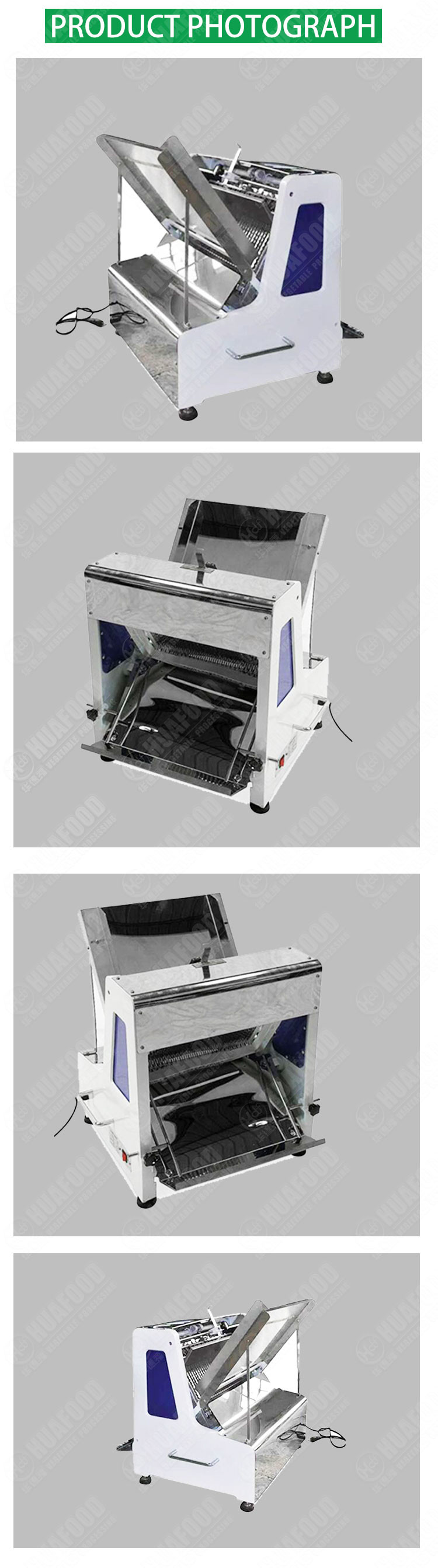 Electric 31 Piece Automatic Toast Slicer Machine Bakery Bread Slicer