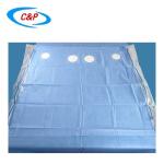 Disposable PP PE Femoral Radial Angiography Drape Sheet For Medical Procedures