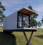 20 FT Modern Design Prefabricated Hanging House Steel Sandwich Panel Container