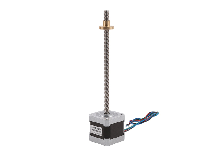 Nema 17 Captive Type 2-phase 4-wire high torque screw stepper motor with copper nut linear actuator