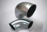 Galvanized Steel Dust Extraction Pipe 90 Degree Pressed Bends For Ventilation