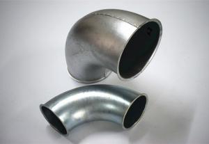 Quality Modular Steel Industrial Dust Collection Duct Pipe 90 Degree Pressed Bend wholesale