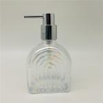 Ribbed Glass Bathroom Accessory Set For Hotel And Home Clear Color