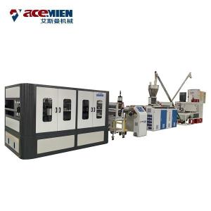 Quality PVC Plastic Roof Tile Machine , Roof Tiles Making Machine PMMA ASA Coating Layer wholesale