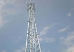 DIN7989 Washers Reliance 4g Tower , 45m Galvanized Mobile Cell Phone Tower