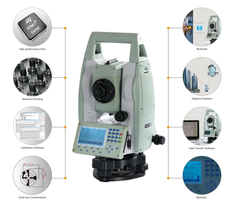 High Accuracy Efficiency Stable Performance Total Station