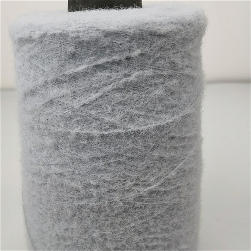 Stock lot yarn dyed 1/13NM 100% nylon fluffy imitated mink yarn