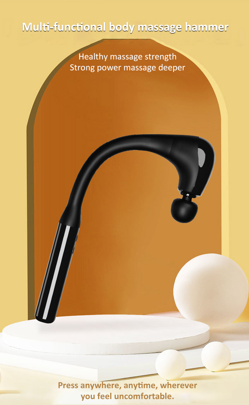Rechargeable Massage Hammer Ergonomic Professional Handheld Massager For Physiotherapists