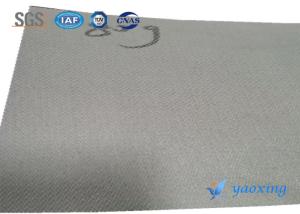 Quality Silicone Rubber Fireproof Fiberglass Fabric Flame Retardant Gray wholesale
