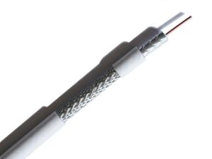 Quality Economy RG6 CATV Coaxial Cable18 AWG CCS 40% Aluminum Braiding for Satellite TV wholesale