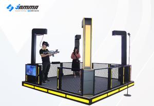 Quality Automatic Lift Virtual Reality Simulator 4 Players 9D Gun Shooting Game wholesale