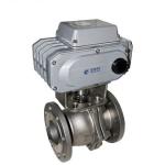 Exd II Bt4 AC220V DN20 Cast Steel Pn100 Flange Electric Ball Valve for 350