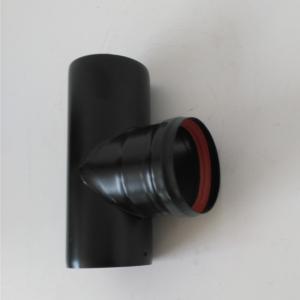 Quality Stability Pellet Stove Exhaust Pipe Equal Tee 90 Degree Without Inspection wholesale