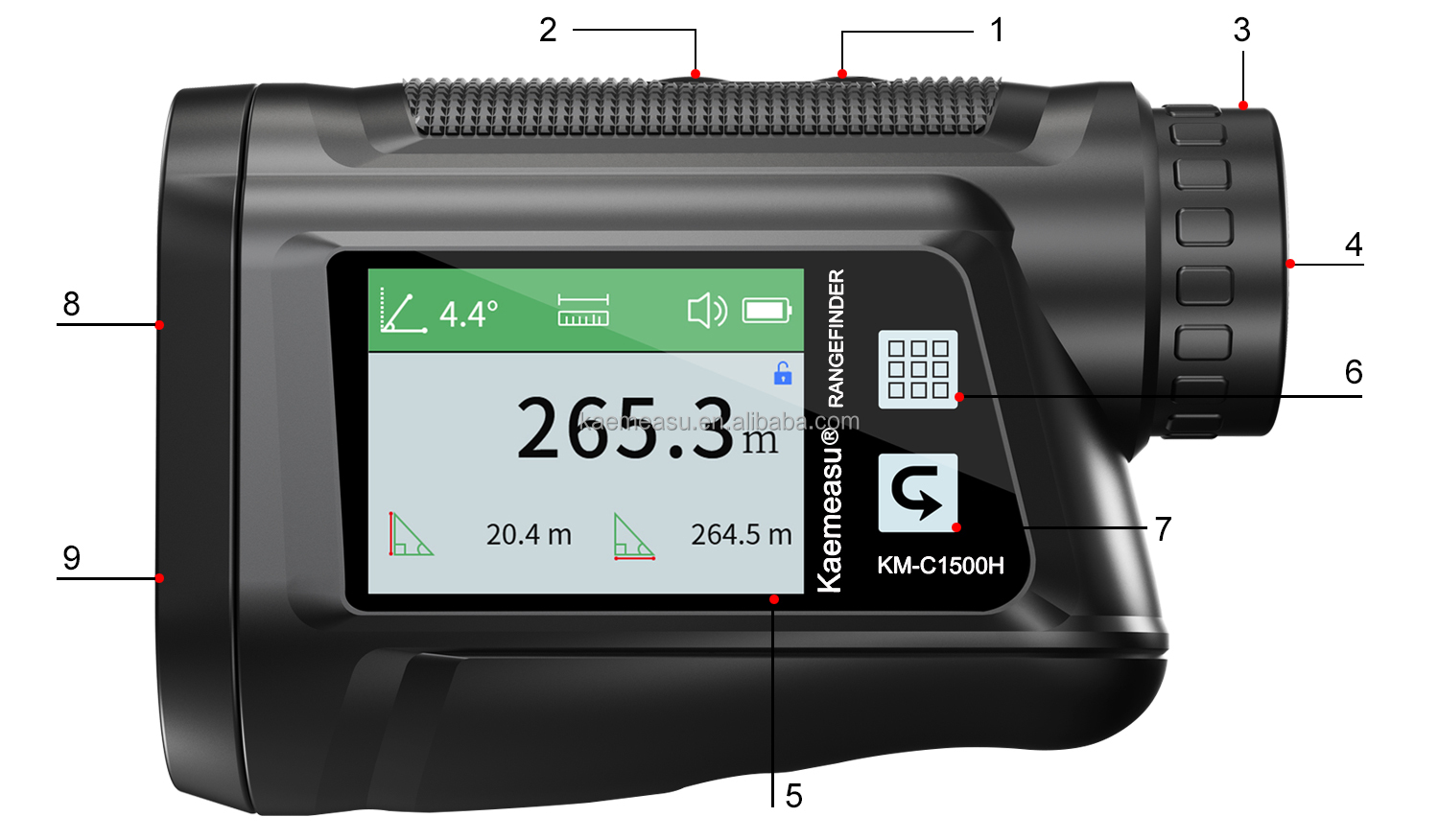 Hunting Rangefinder outdoor sport Laser distance Meter laser rangefinders golf range finder diastimeter telescope