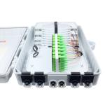 16 Core Splitter Fiber Optic Cajas Termination Box for 420x320x130 mm Size