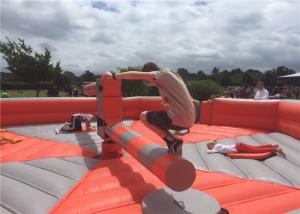 Quality Interactive Inflatable Sports Arena , Wipeout Bounce House Outdoor Activities wholesale