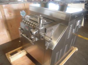 Quality Dairy Beverage Pneumatic 1500L/H Milk Homogenizer Machine wholesale