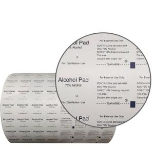 Quality Medical Aluminum Foil Paper for Alcohol Antiseptic Wipes in 1-9 Color Options wholesale