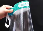 Elastic Band PET Semicircle Clear Face Shield