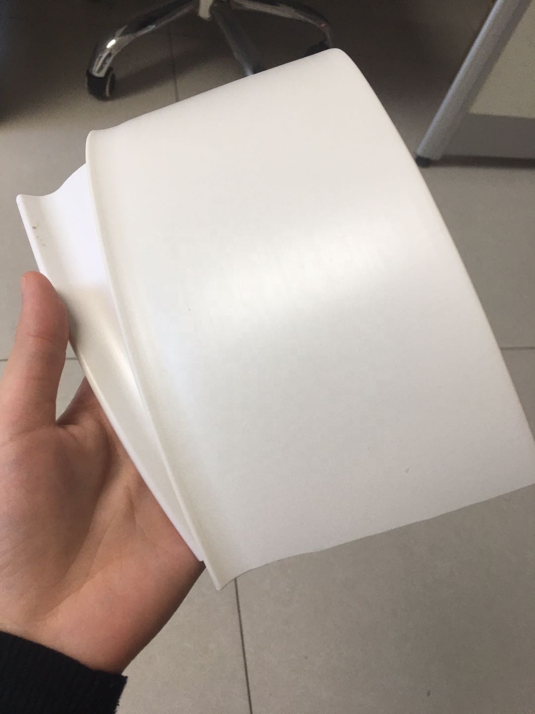 Height 0.5'' to 8'' Soft PVC Wall Base Skirting Board Vinyl Cove for Customization