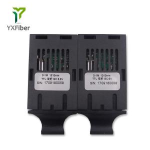 Quality TTL 1310nm Dual Fiber SC 5V Pigtail Single Mode Transceiver wholesale
