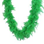 Marabou And Turkey Chandelle Feather Boa , Green Feather Scarf Festival
