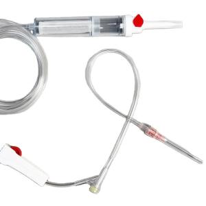 Quality FDA Disposable Blood Transfusion Set Parts Adapter With Hypodermic Needle 18G wholesale